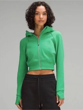 BN Lululemon Scuba Full-Zip Cropped Hoodie